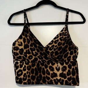 SHEIN | Leopard Print Crop Top